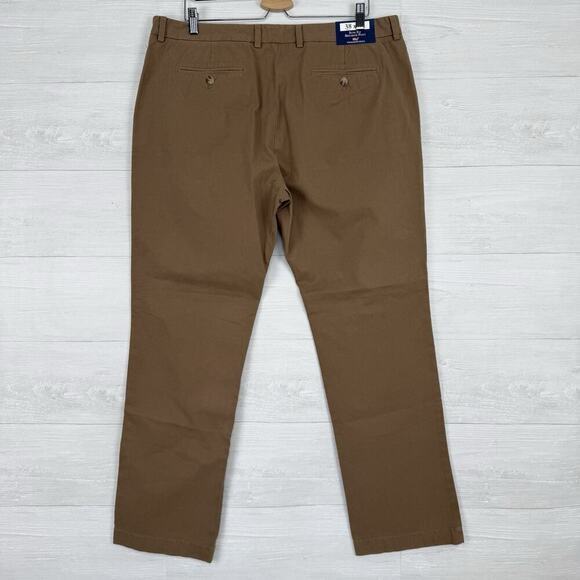NWT Vineyard Vines Chino Pants Mens 38x32 Breaker Slim Fit Club Brown Preppy - Picture 4 of 12